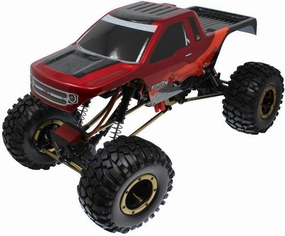 Redcat Racing Everest-10 Electric Rock Crawler with Waterproof Electronics, 2.4Ghz Radio Control (1/10 Scale), Red/Black