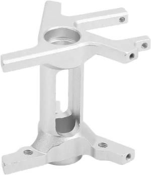 Remote Helicopter Main Shaft Bearing Block, Aluminium Alloy Silver RC Helicopter Parts for Fly Wing