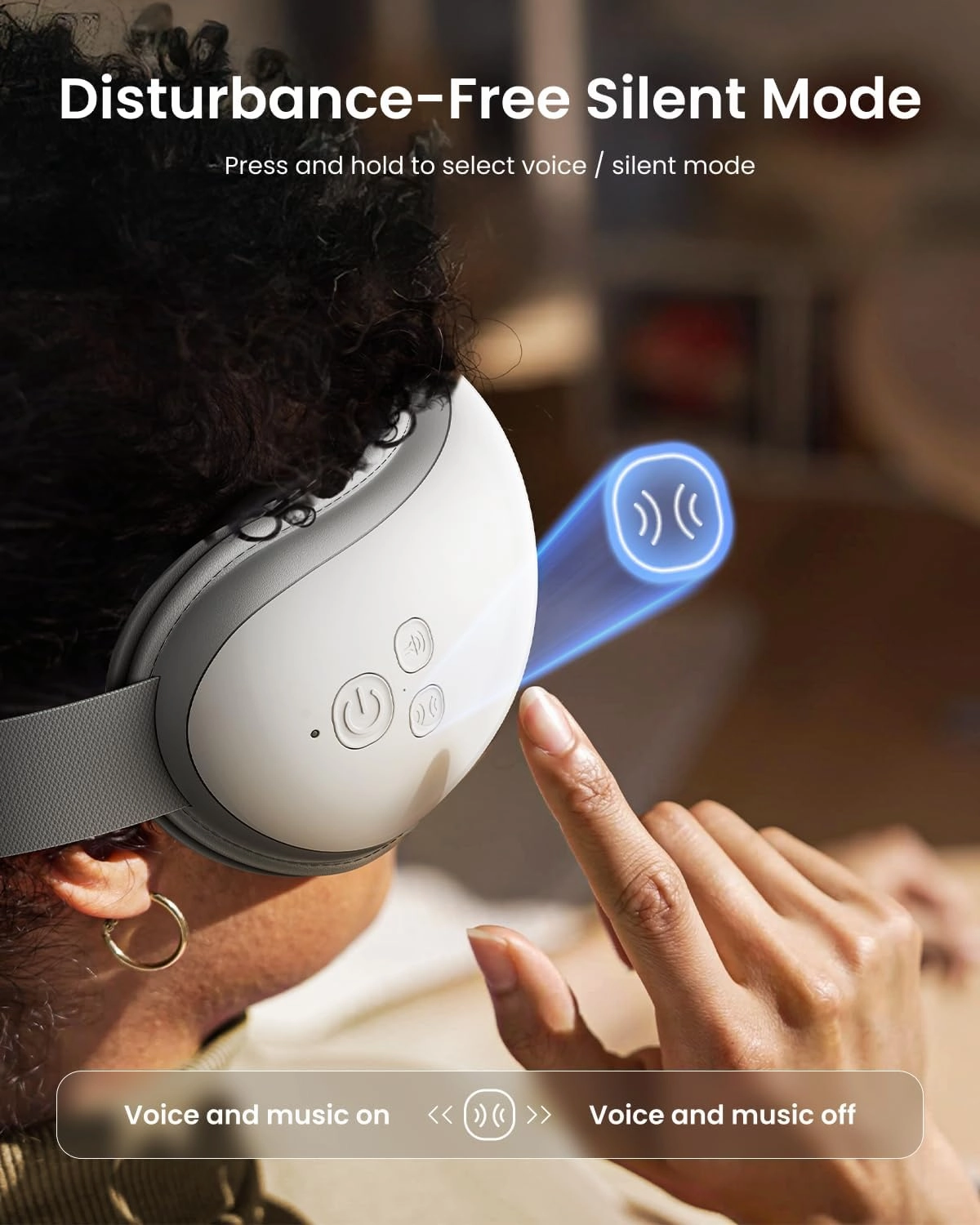 RENPHO Eyeris 1 Eye Massager with Heat, Fathers Day Birthday Gifts Eye Mask for Mom Dad Women Men Her Him, FSA HSA Eligible Smart Sleep Mask for Relax, Reduce Strain