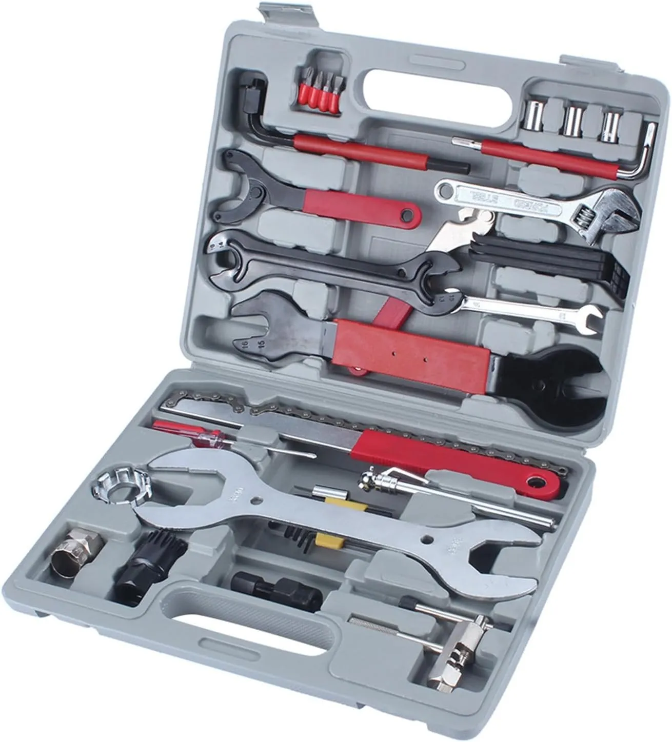 Repair Multi Tools Kit Set Mountain Bike Puncture Tyre Pump for Cycle Maintenance