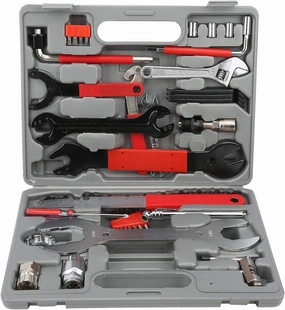 Repair Multi Tools Kit Set with Freewheel Remover, For Derailleur Adjustment and Puncture Tyre Pump