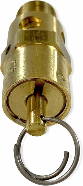 Replacement Industrial Hard Seat Safety Pressure Relief Valve for Ingersoll Rand 31385693. Brass Construction, 1/4" NPT, Made In The USA (200 PSI / 168 SCFM)