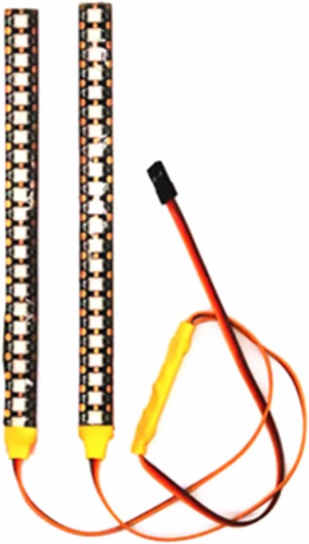 Replacement LED Light Bar Roof Lamp Light Strip Colorful LED Light RC Car Upgrade Parts for Axial 1/10 RC Crawler Car