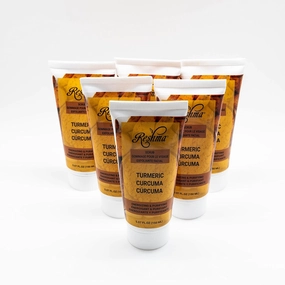 Reshma Beauty Turmeric Scrub | Dual Action Cleanser Face & Body Scrub | Gentle for All Skin Types and Dull Skin| Hydrating and Exfoliating | Enhances Natural Glow |Cruelty Free (Pack of 6)