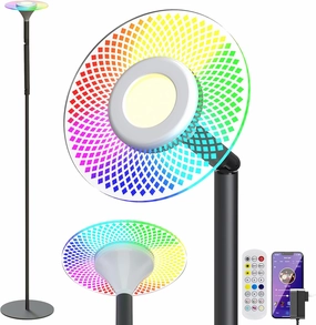 RGB Floor lamp for Living Room: Smart Standing lamp with app Remote contral for Bedroom Office to Reading (1)