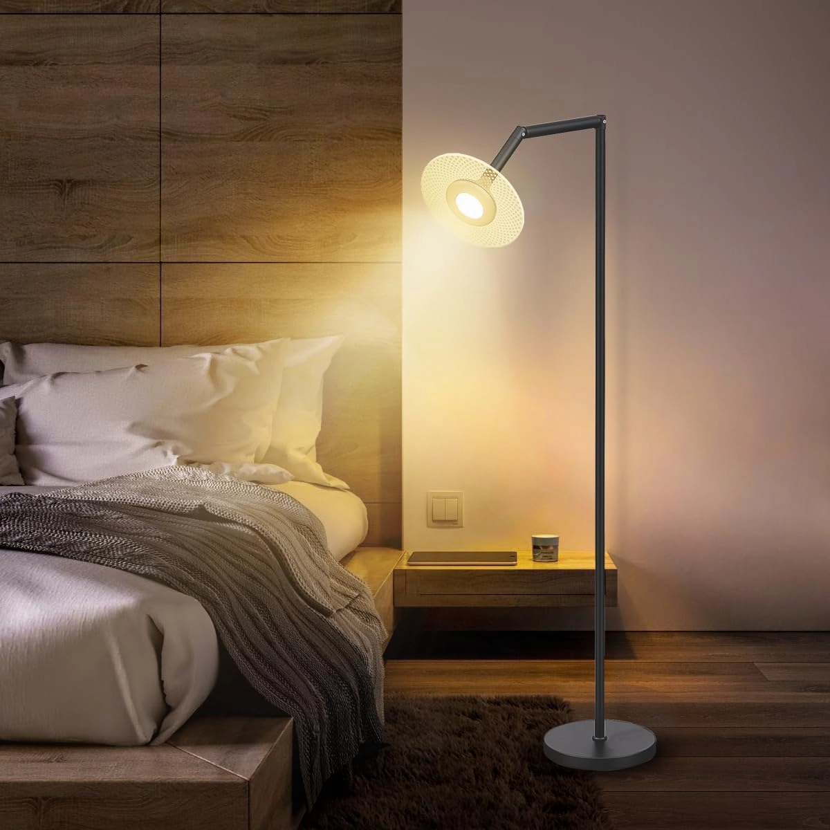 RGB Floor lamp for Living Room: Smart Standing lamp with app Remote contral for Bedroom Office to Reading (1)