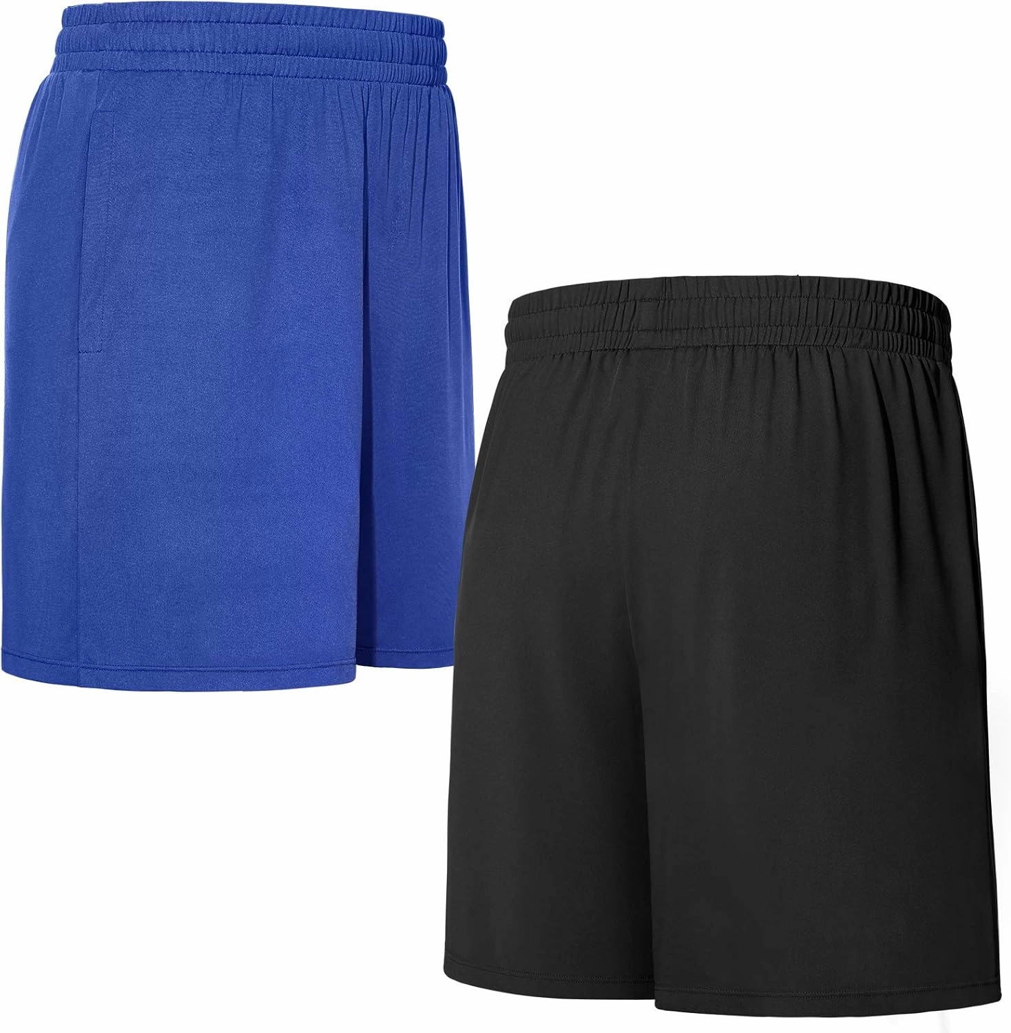 Roadbox Workout Shorts for Men Athletic Gym Running Basketball Quick Dry Short 7 Inch with Pockets for Fitness Sports 2 Pack