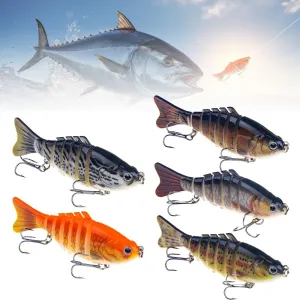 Robotic Fishing Lure, 2025 Upgrade 3D Swimming Bait for Freshwater and Saltwater, Fishing Gear Attracts Fishing Lures Walleye Trout Bass, Fishing Lures for Beginners, Amateurs and Professionals