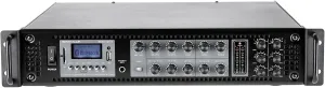 Rockville RCS2-320-6 320W 6-Zone Stereo/Mono Commercial 70V Amplifier, Bluetooth, USB/SD, Optical Input, Perfect for Home Theater