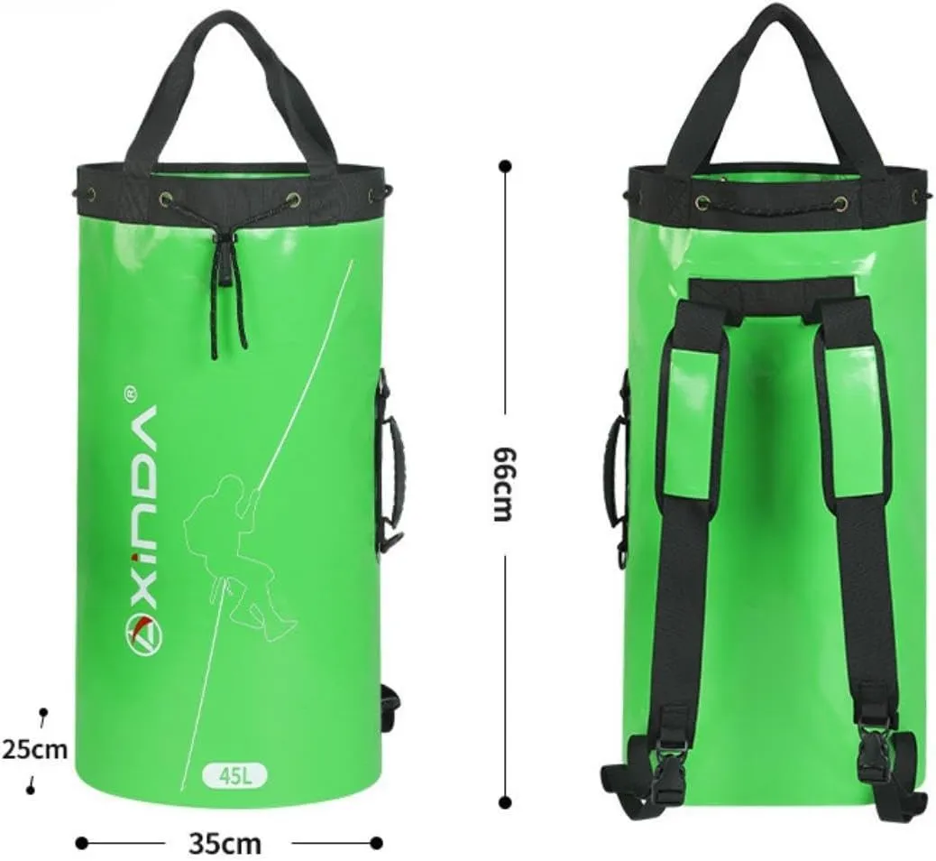 Rope Storage Bag,Rock Climbing Backpack,Supplies Waterproof Equipment Accessories,Sturdy for Outdoor Climbing Trekking Hiking