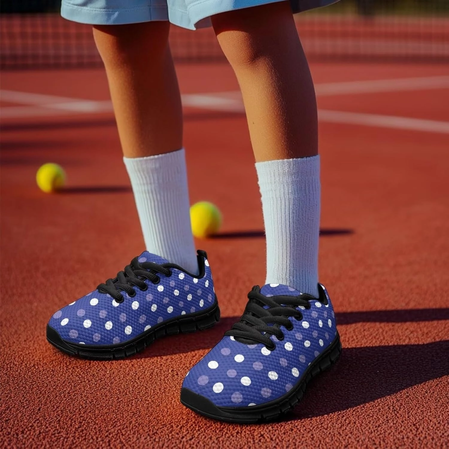 Running Shoes for Boys Breathable Anti-Slip Lace-Up Lightweight, Perfect for Jumping, Hiking, Basketball