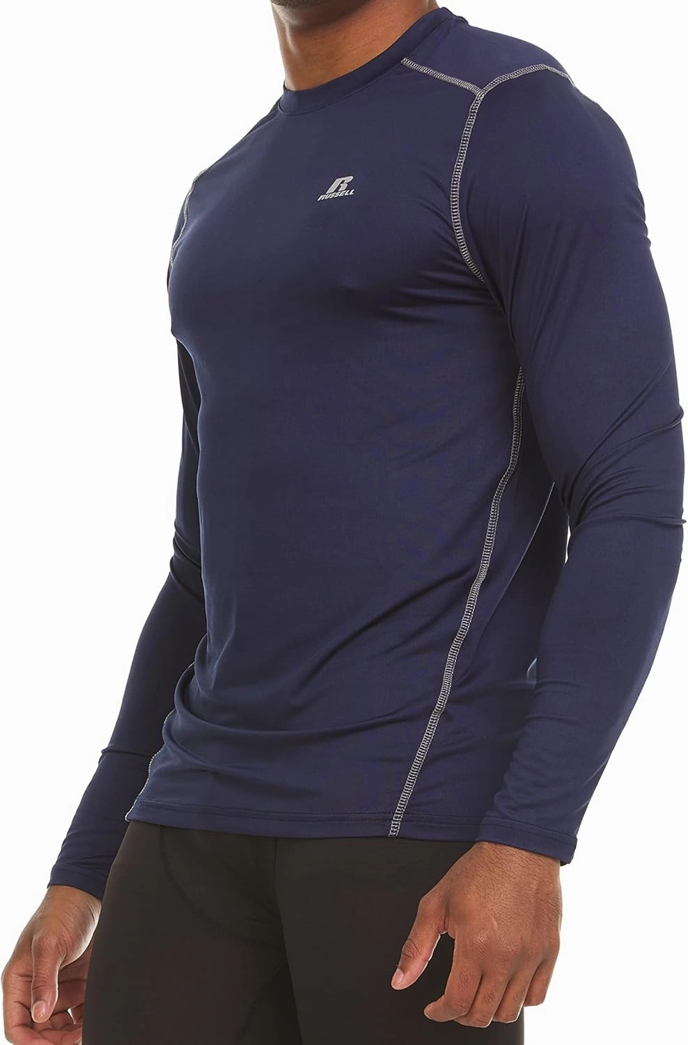 Russell Athletic Men's Fitted Not Tight Long Sleeve Performance T-Shirt