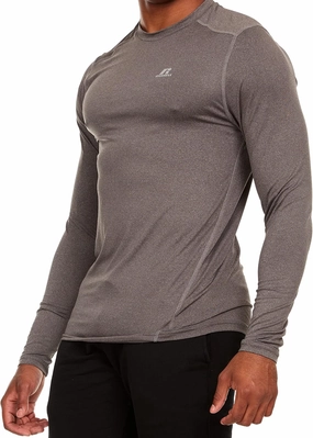 Russell Athletic Men's Fitted Not Tight Long Sleeve Performance T-Shirt