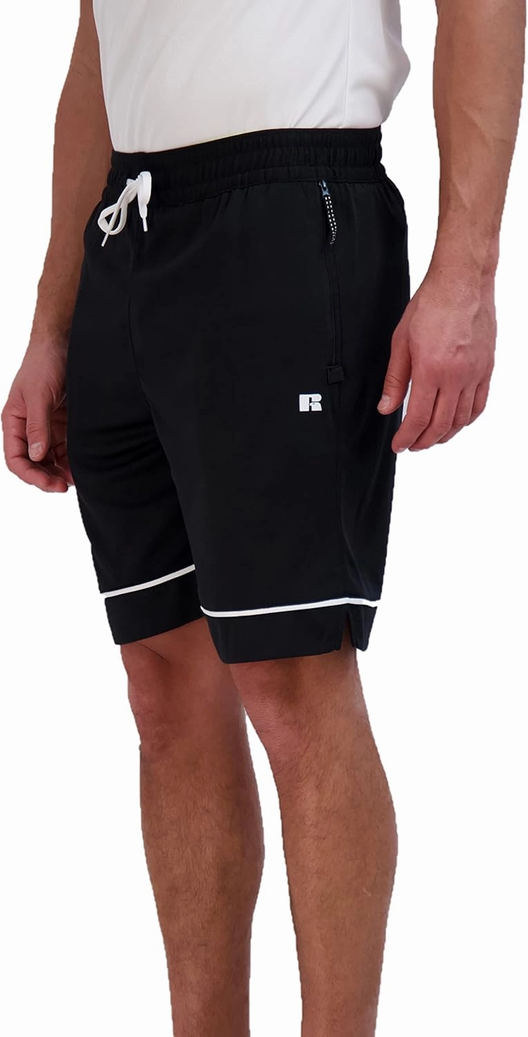 Russell Athletic Mens Dri-Power Heat Mesh Basketball Performance Short with 8" Inseam