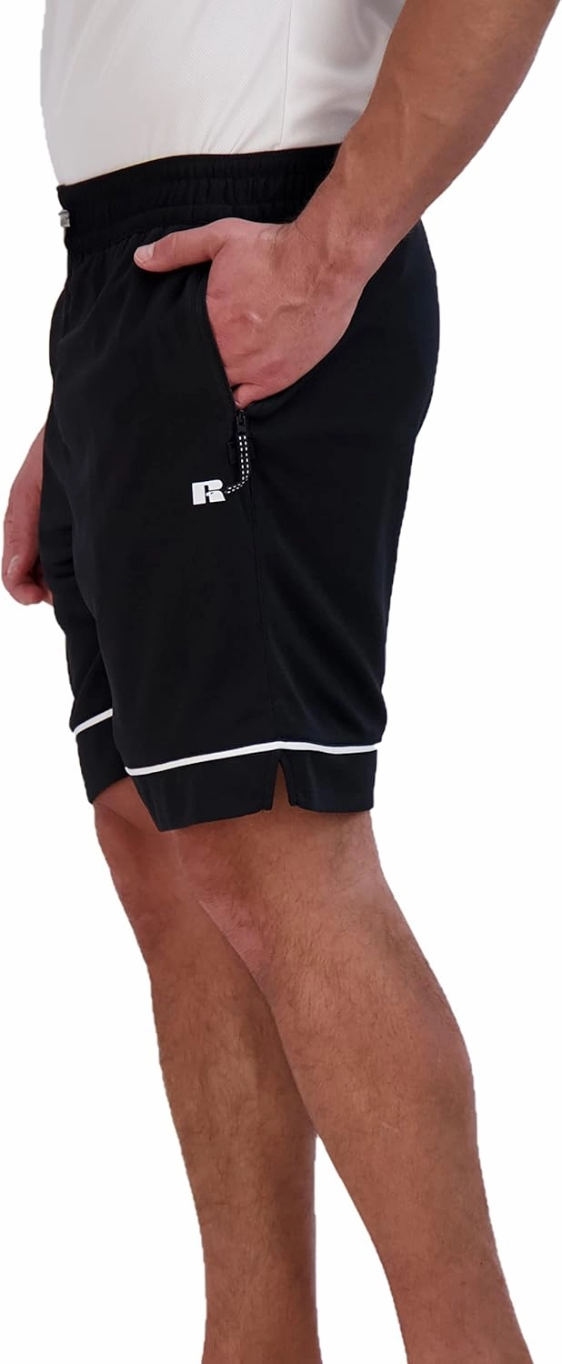 Russell Athletic Mens Dri-Power Heat Mesh Basketball Performance Short with 8" Inseam
