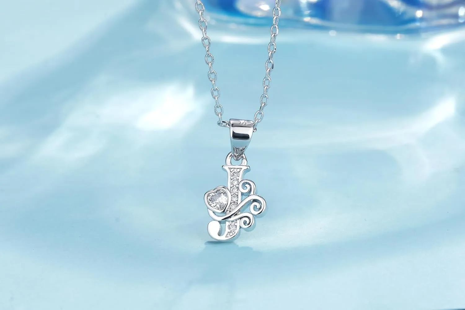 S925 Sterling Silver Initial Letter Necklaces for Women Dainty Letter Chain Necklace for Women Personalized Jewelry Gifts