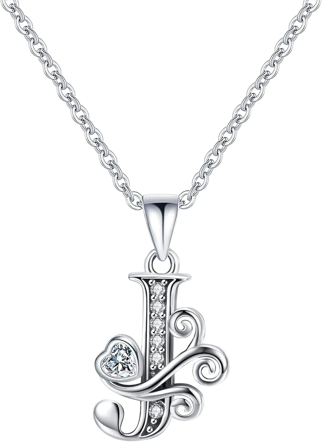 S925 Sterling Silver Initial Letter Necklaces for Women Dainty Letter Chain Necklace for Women Personalized Jewelry Gifts