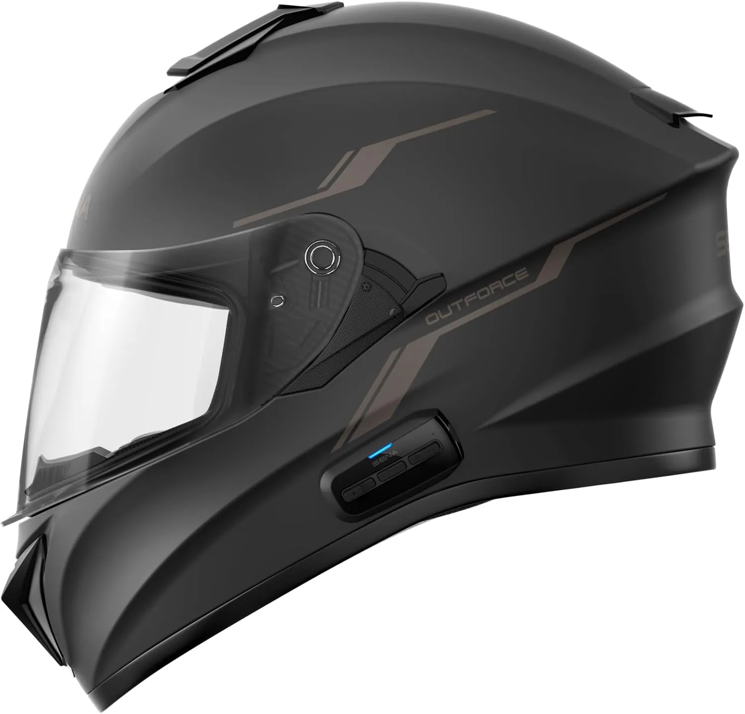 Sena OutForce Smart Helmet Full Face (Matt Black, Medium) (OUTFORCE-MB00M - SP85