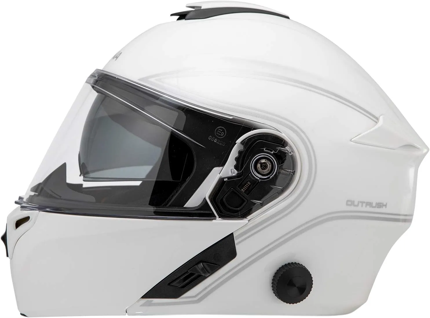 Sena Outrush Modular Smart Helmet (Gloss White, Small) (OUTRUSH-GW00S)