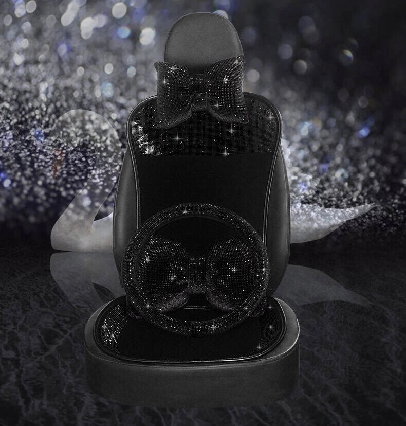Shiny Car Seat Black