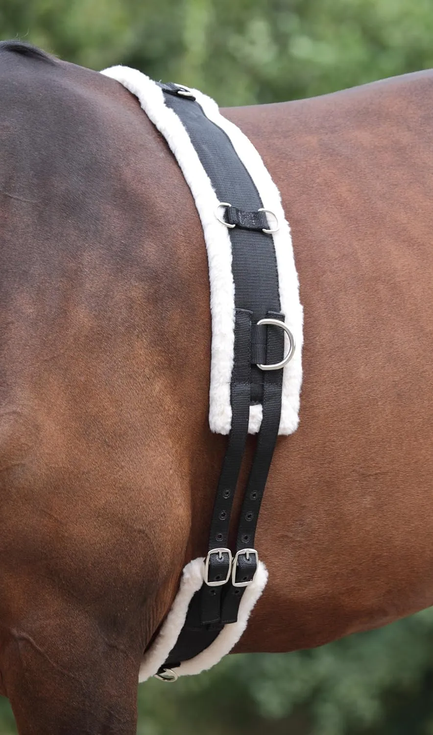 Shires Equestrian Nylon Lunging Roller with Fleece Padding