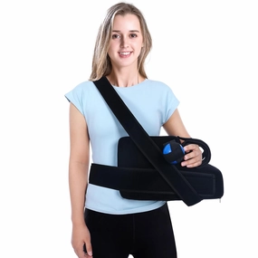Shoulder Abduction Sling - Arm Sling for Shoulder Injury - Pain Relief Arm Pillow for Rotator Cuff, Sublexion, Surgery, Dislocated, Broken Arm, Arm Sling Shoulder Immobilizer (Left)