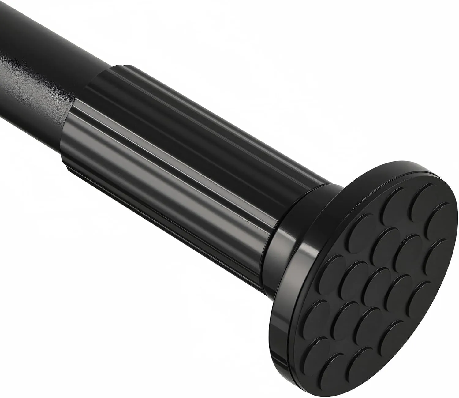 Shower Curtain Rod 51-168 Inches (4.25-14 Ft), Extra Long Outdoor Tension Curtain Rod for Patio, Adjustable Curtain Rod No Drilling, Black Spring Tension Rod for Bathroom Windows Easy Install No Rust