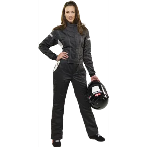 Simpson Racing Vixen II Women's Racing SuitMedium - Black/White