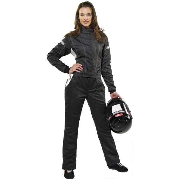 Simpson Racing Vixen II Women's Racing SuitMedium - Black/White