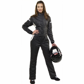 Simpson Racing Vixen II Women's Racing SuitSmall - Black/White
