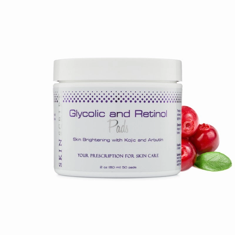 Skin Script Glycolic and Retinol Pads with Kojic and Arbutin 50 pads