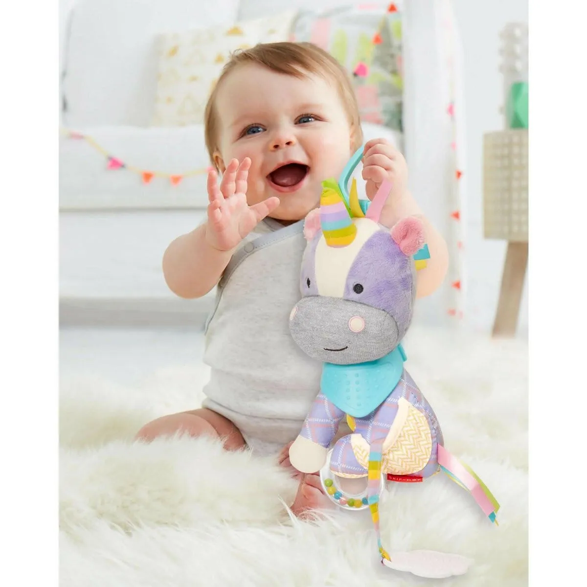 Skip Hop Bandana Buddie Activity Toy - Unicorn