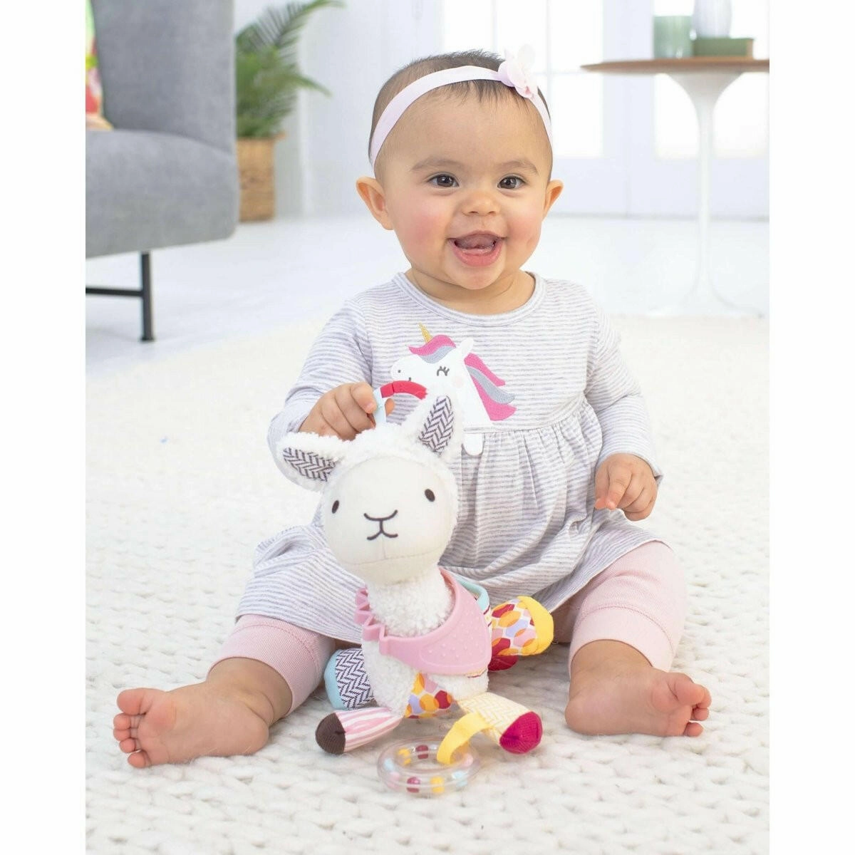 Skip Hop Bandana Buddie Activity Toy - LIama