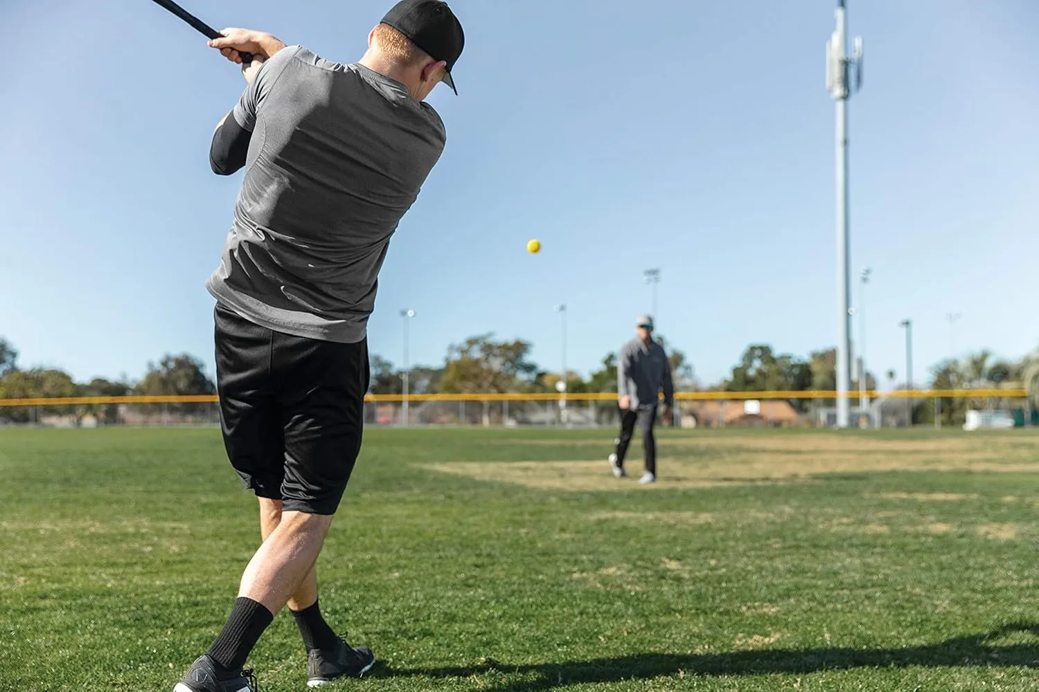 SKLZ Premium Impact Limited-Flight Training Baseballs, Perfect for Adding Power to Swing, Use Indoors Or Outdoors for Practice and Drills, Baseball, Softball, and Mini Balls, Yellow/Black