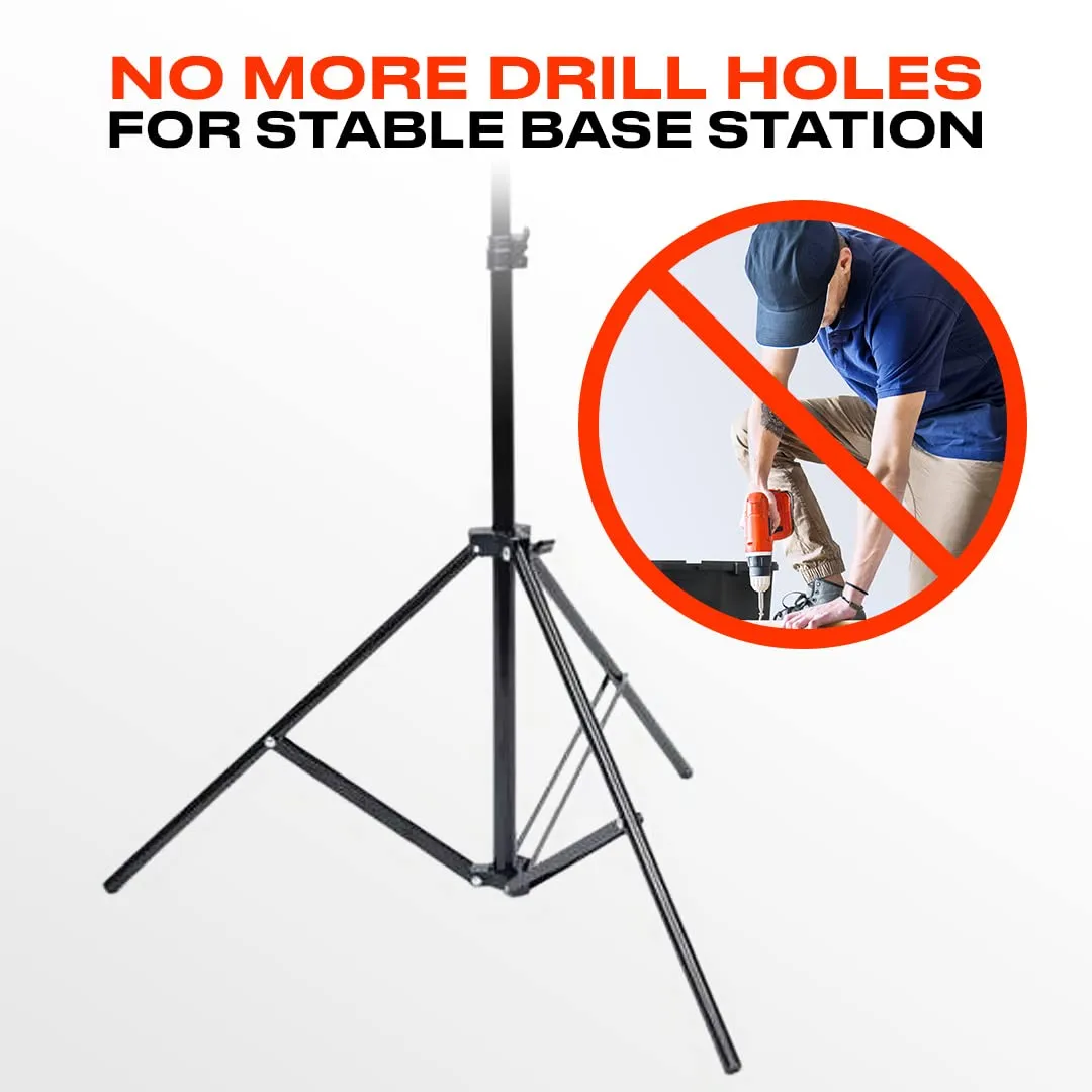 Skywin VR Tripod Stand, HTC Vive Base Station Compatible Sensor Stand and Base Station Mount for Vive Sensors or Oculus Rift Constellation (2 Stands)