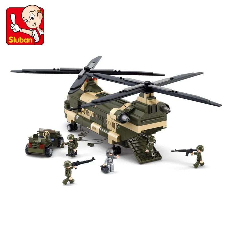 SLUBAN Military Air Force Transport Helicopte