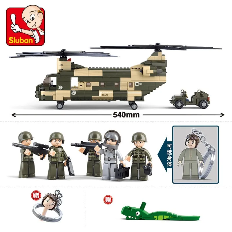 SLUBAN Military Air Force Transport Helicopte