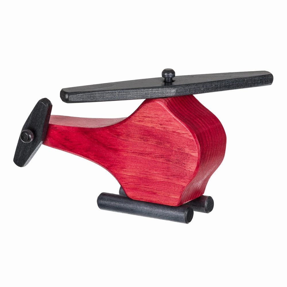 Small Wooden Toy Helicopter
