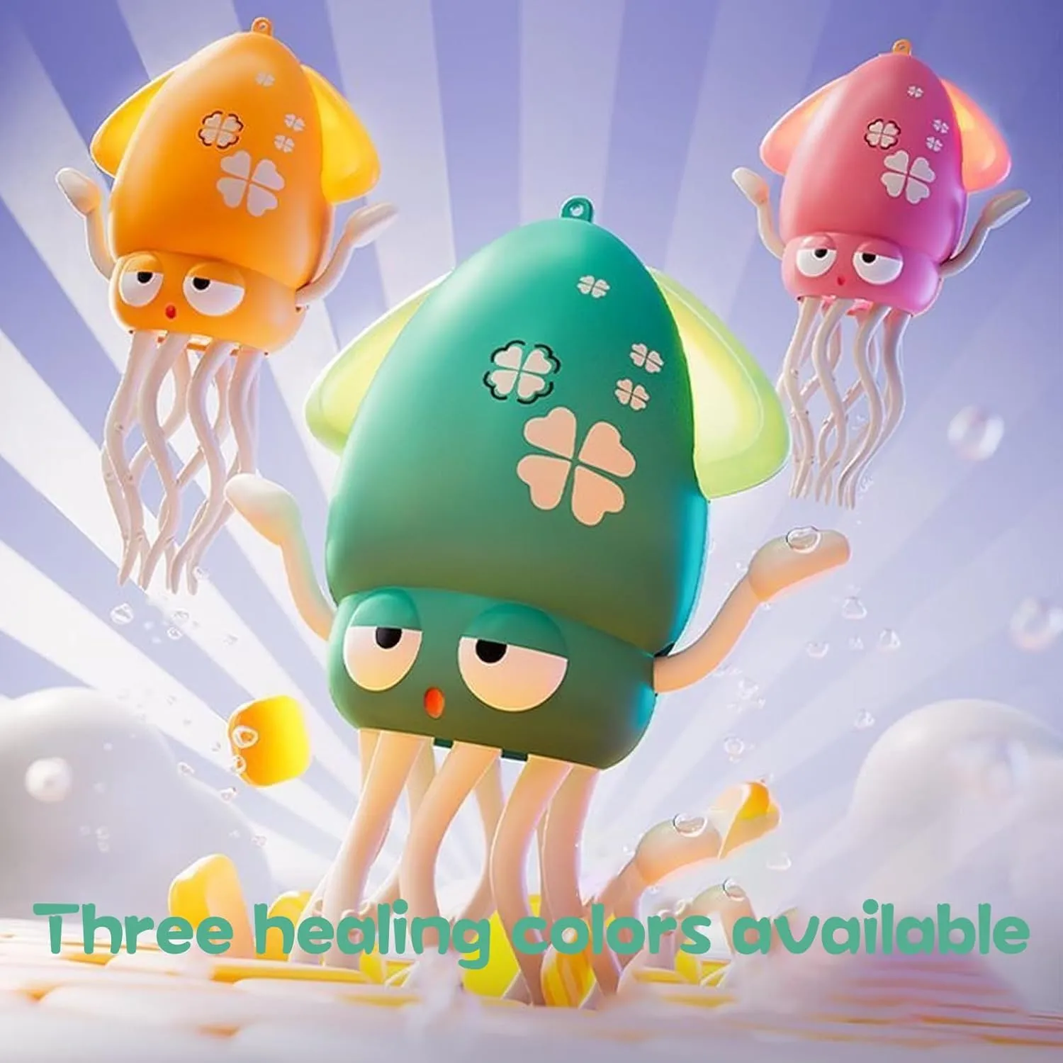 Smart Tentacle Explorer, Dancing Octopus Toy, Auto-Avoid Octopus Crawling Dancing Toy with Led & Music, Electric Automatic Obstacle Avoidance Octopuss, USB Rechargeable (Pink Green)