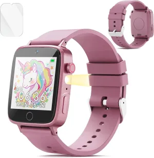 Smart Watch for Kids with 26 Puzzle Games HD Camera, Kids Watch with Alarm Calculator Pedometer Recorder Music, Toys for Ages 5-12 Years Old, Kids