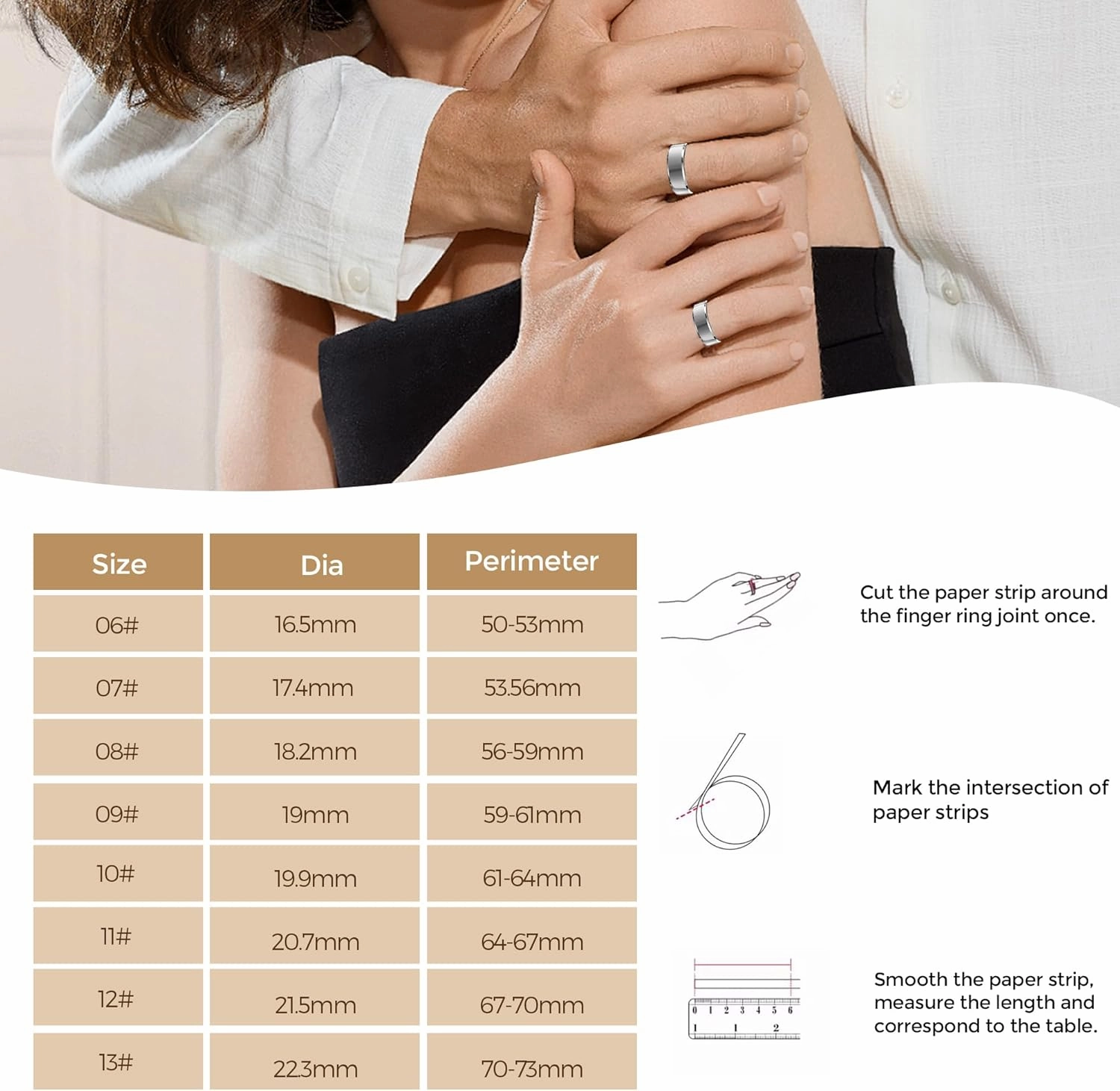 Smart Ring for Men & Women, Wellness & Fitness Tracker with Sleep/Step/Heart Rate/Blood Oxygen/Calorie Counter, IP68 Waterproof Wearable Ring for iOS Android Silver #12