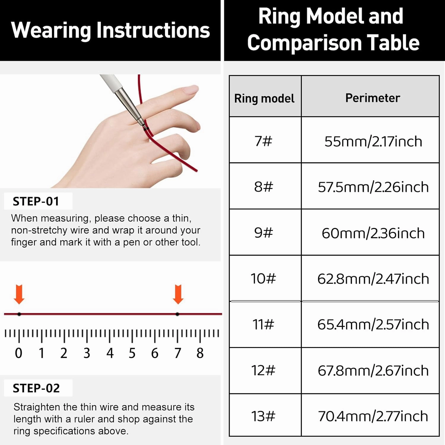 Smart Ring Health Tracker for Women & Men, Fitness Ring with Sleep & Motion Tracking, Touch Control, No Subscription Required, Compatible with iOS & Android (Silver, 11)