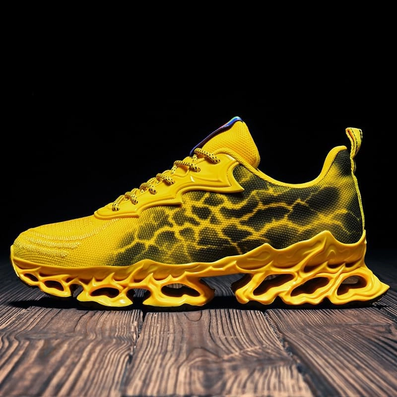 Sneakers for Women Trail Running Shoes Blade Womens Fashion Tennis Women's Athletic Sport Red Yellow Black Size Hiking Shoe Woman