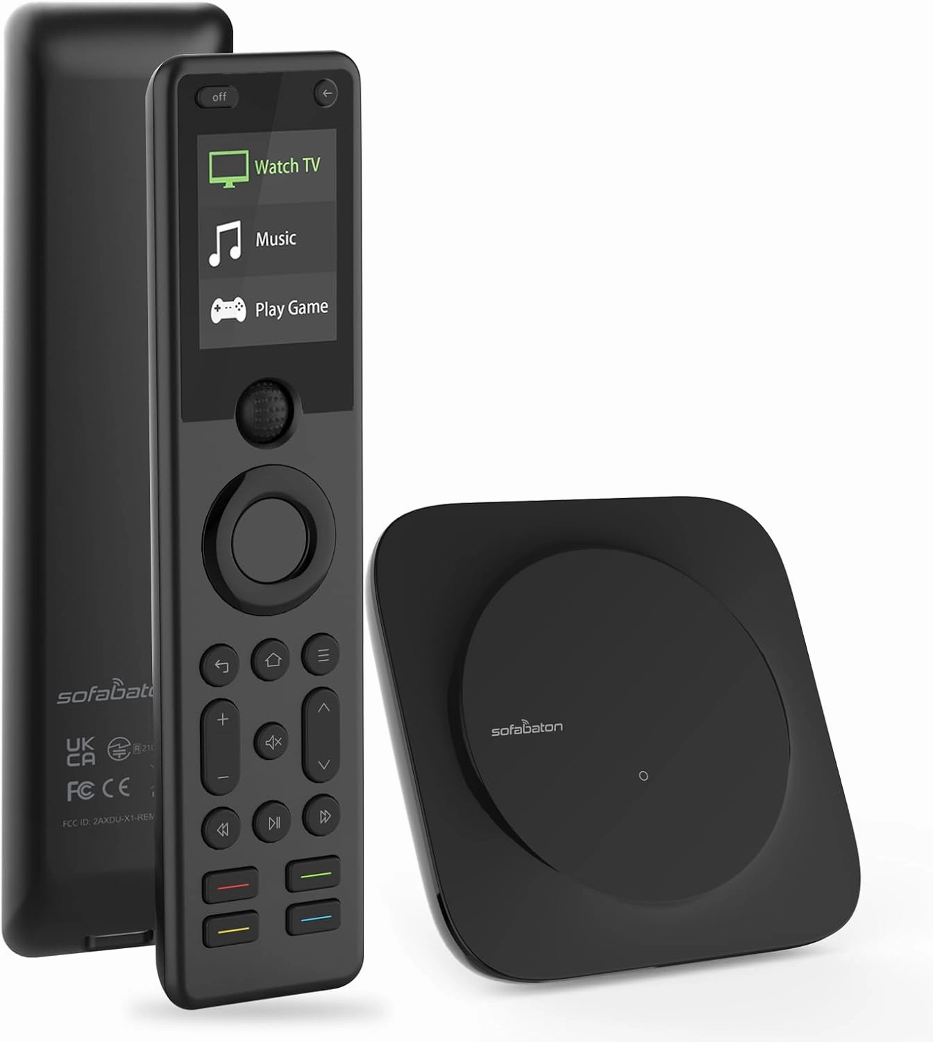 SofaBaton X1S Universal Remote Control with Hub and APP Setting, Smart All in One Remote with Customize One-Touch Activities, Compatible with 500,000  IR/Bluetooth/WiFi Devices/Alexa/Google Assistant