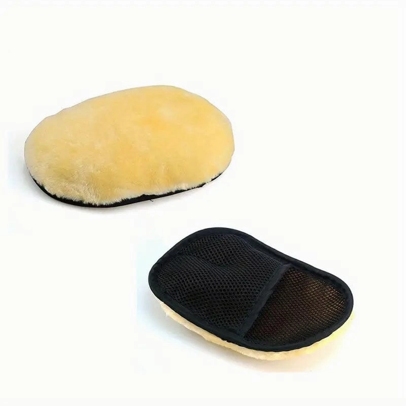 Soft Wool Car Cleaning Mitt
