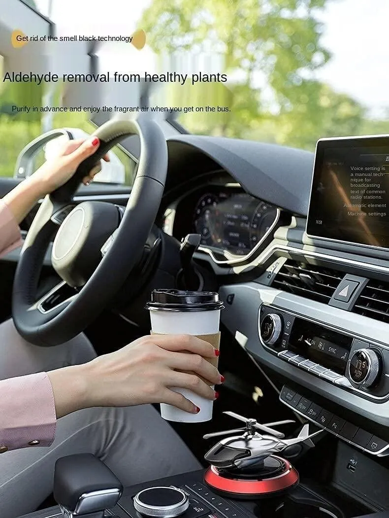 Solar Helicopter Car Air-freshner