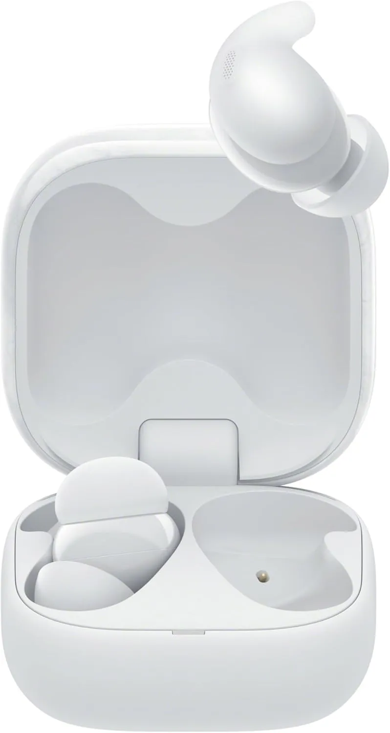 Sony - LinkBuds Fit True Wireless Noise Canceling Earbuds - White