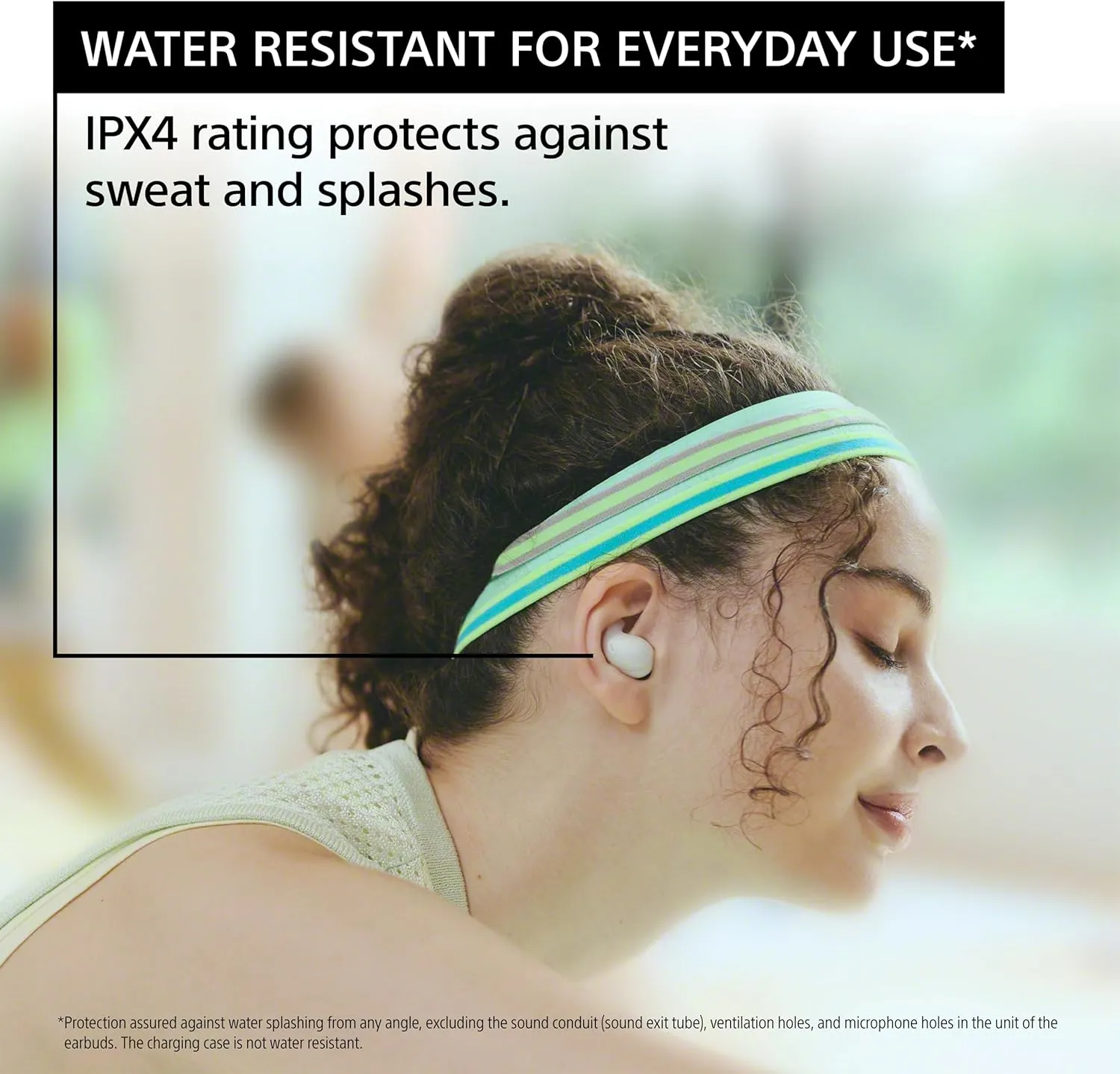 Sony - LinkBuds Fit True Wireless Noise Canceling Earbuds - White