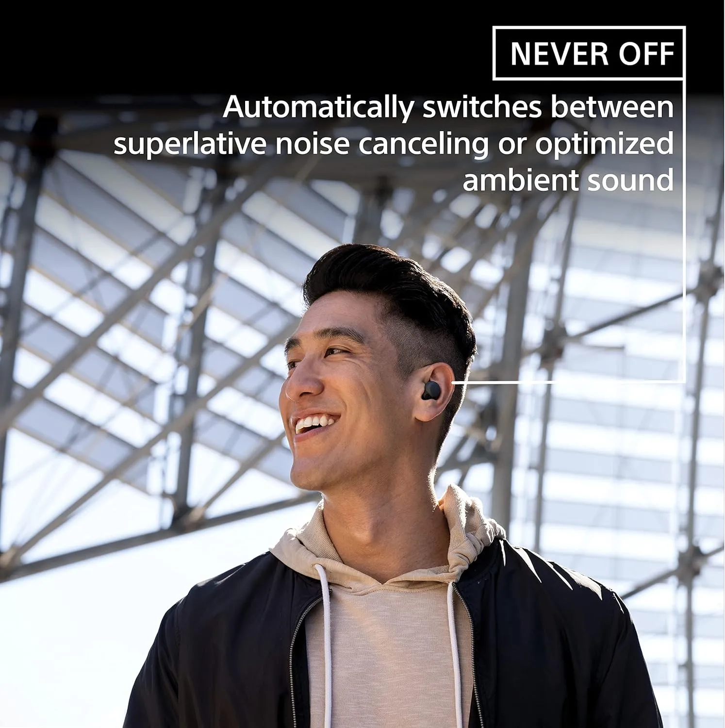 Sony LinkBuds S Truly Wireless Noise Canceling Earbud Headphones with Alexa Built-in, Bluetooth Ear Buds Compatible with iPhone and Android, Earth Blue