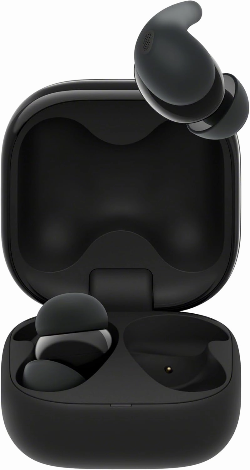 Sony LinkBuds Fit Truly Wireless Noise Canceling Earbud Headphones, Small & Light with Newly Developed Air Fitting Supporters, Black